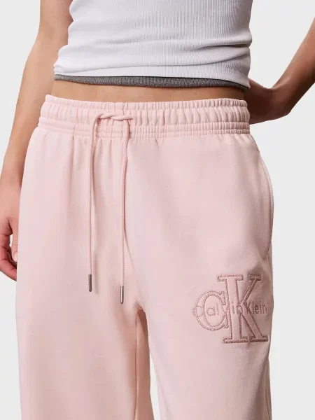 Спортивные штаны Calvin Klein Jeans розовые