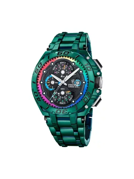 FESTINA Analogové hodinky Chronograph Special Editions' zelená