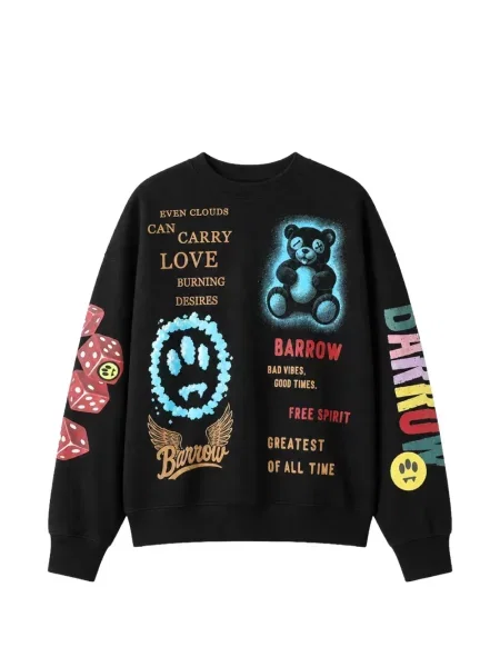 Hanorac Barrow cu imagine negru