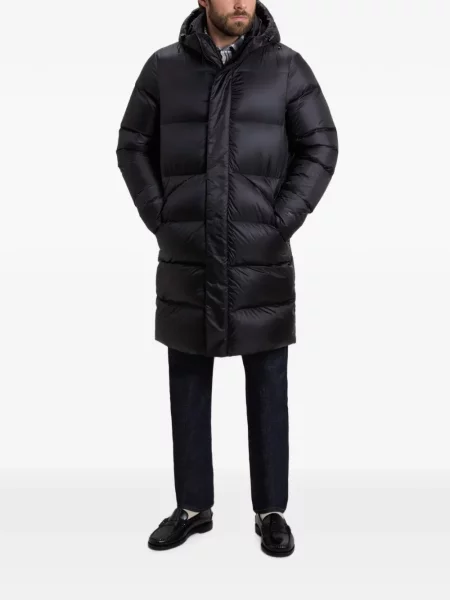 Matlasat palton Woolrich negru