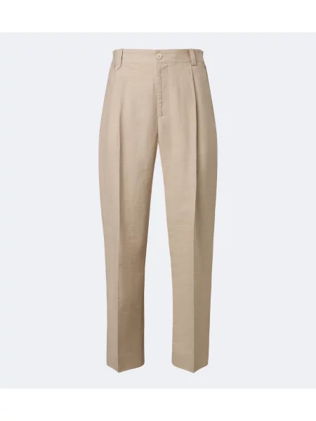Pantaloni Jacquemus de in bej