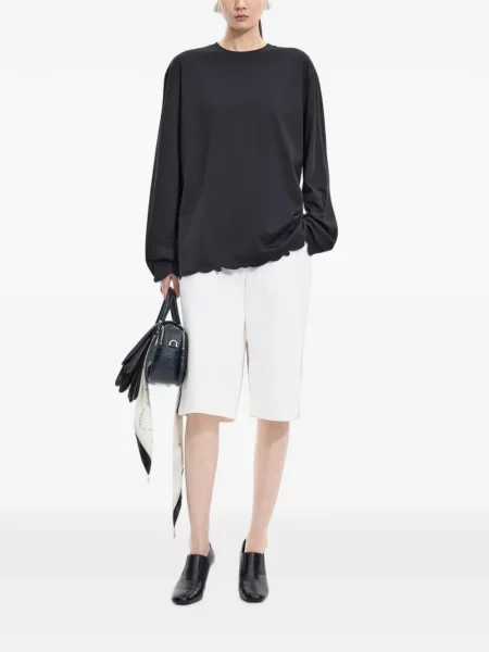 Lung tricou Jnby negru