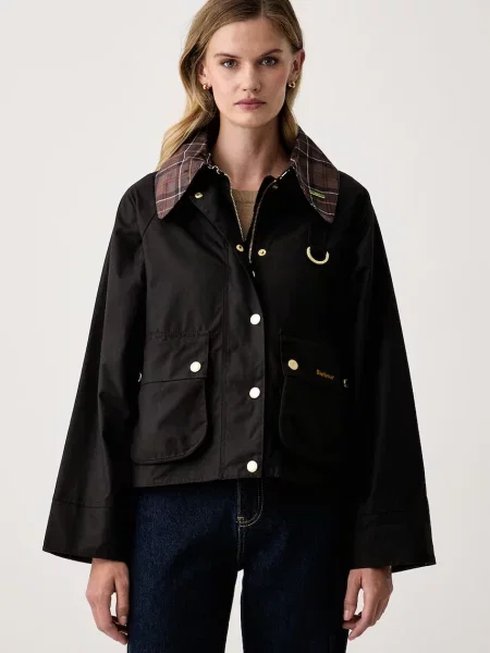 Barbour jachetă pentru femei din cerut maro