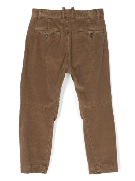 Spodnie dziecięce Dsquared2 brązowe