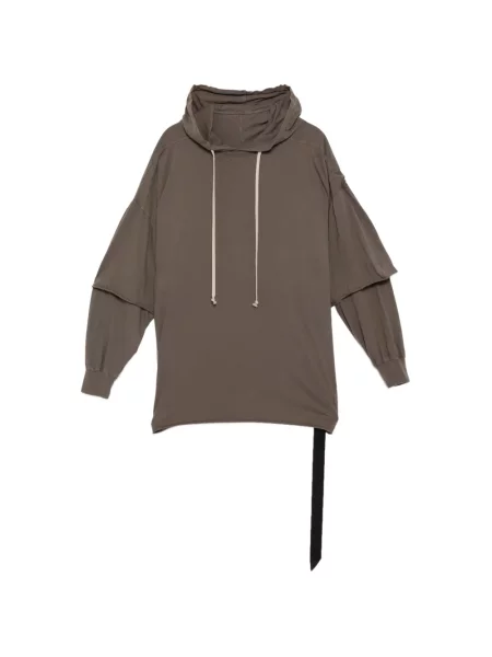 Hanorac cu glugă Rick Owens Drkshdw maro
