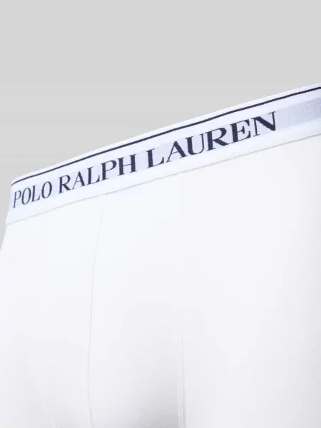 Obcisłe bokserki z mieszanki bawełny w zestawie 3 szt. Polo Ralph Lauren Underwear białe