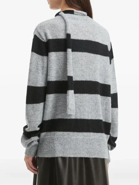 Cardigan B+ab cu dungi gri
