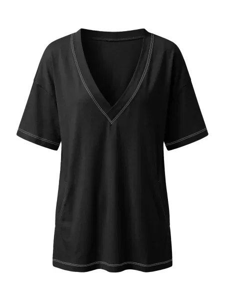 Imily Bela Tricou supradimensional negru