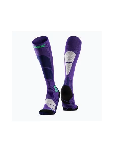 Гірськолижні шкарпетки X-Socks Ski Perform Otc темно-фіолетові/світло-пісочні фіолетові
