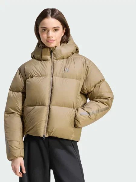 Зимова куртка adidas ZNE комбінований верх бежевий