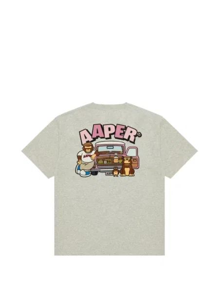 Grafic tricou Aape By A Bathing Ape gri