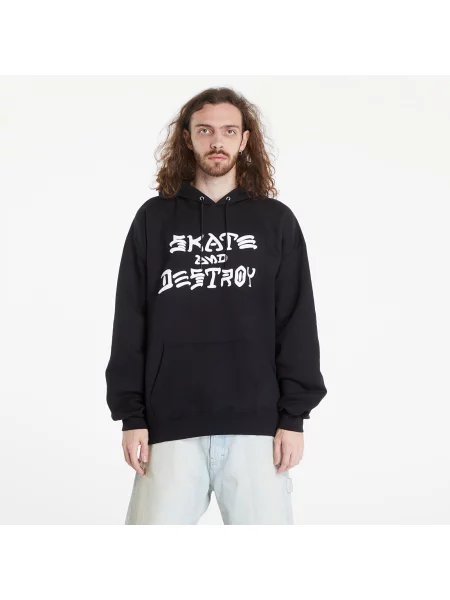 Hanorac Thrasher Skate And Destroy Hood Black M negru