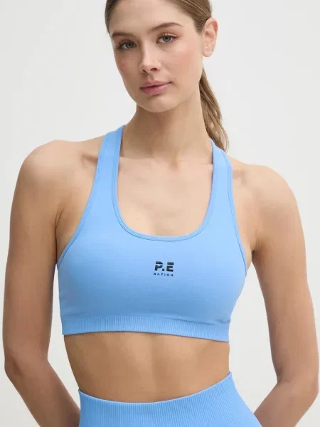 Спортен сутиен P.E Nation Restore Seamless с изчистен дизайн червено