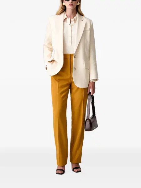 Pantaloni Elisabetta Franchi galben