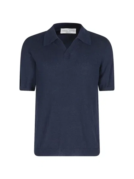 Gulerat tricou Roberto Collina albastru