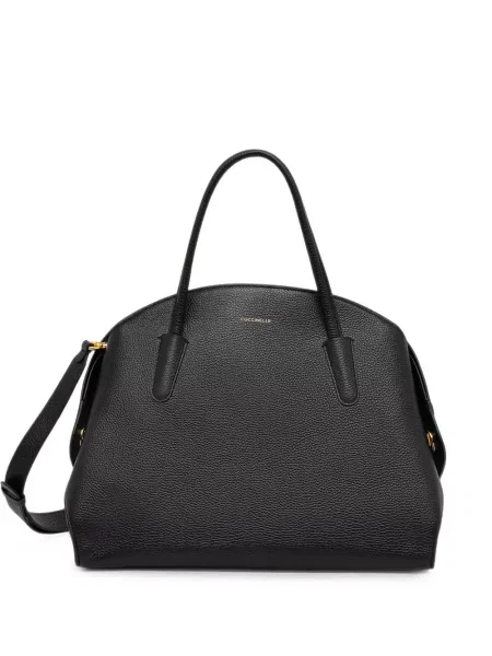 Geantă shopper Coccinelle din piele negru