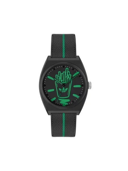 Годинник adidas Project Two чорний
