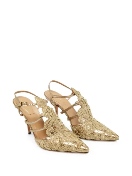 Pantofi cu toc Alberto Fermani din piele slingback