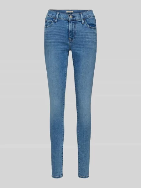Levi's jeansy SUPER SKINNY niebieskie