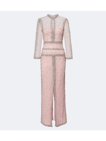 Rochie Costarellos din tul roz
