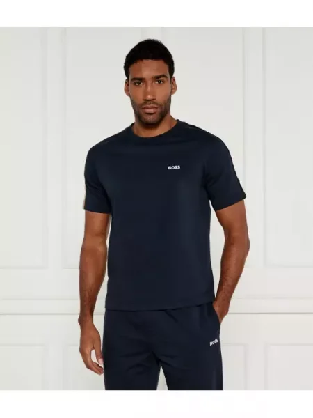 BOSS BLACK Tricou Iconic negru