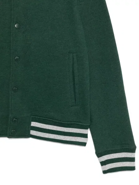 Pruhovaná bomber bunda Superdry zelená