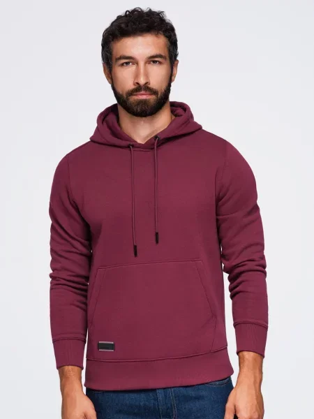 Ombre Mikina burgundská červeň