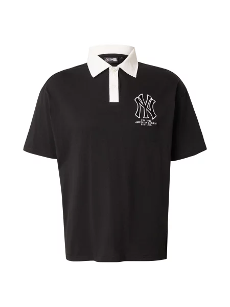 NEW ERA Majica NEYYAN črna bela