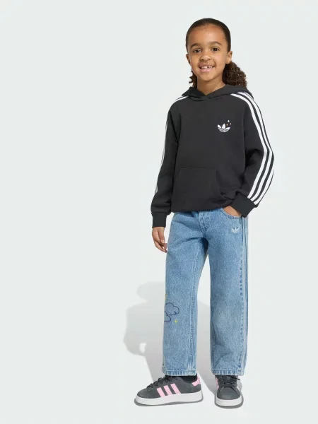 Детское худи Adidas черное