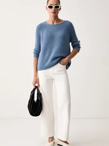 Weekend Max Mara pulover z volno WKDXENO modra