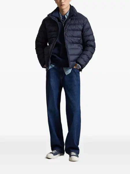 Portofel Polo Ralph Lauren din piele cu dungi cu glugă verde