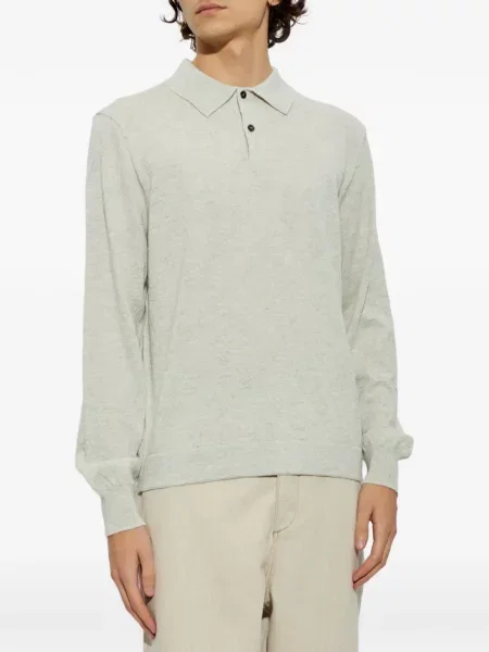 Gulerat tricou polo Jacquemus gri