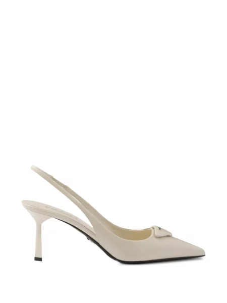 Pantofi cu toc Prada slingback cu autograf