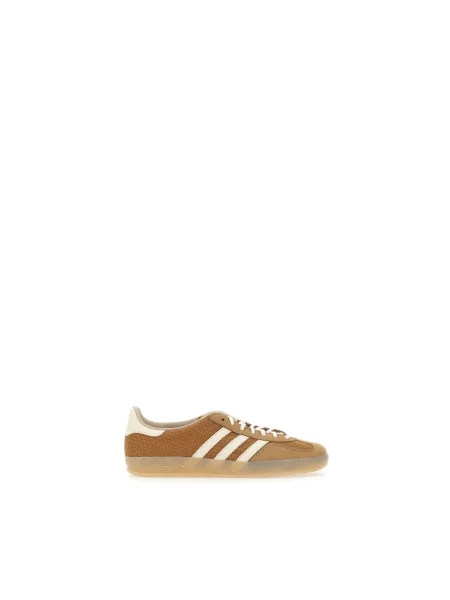 Sneakersy Adidas Gazelle skórzane brązowe