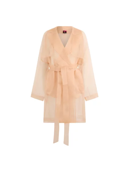 Trencz Pinko z organzy różowy