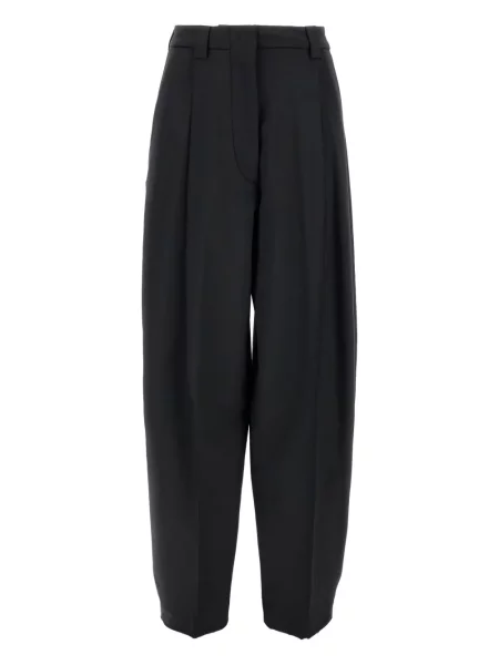 Pantaloni Thelatest plisate negru