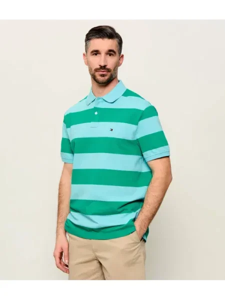 Tricou polo Tommy Hilfiger clasic verde