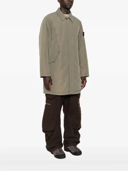 Palton Stone Island cu strasuri verde