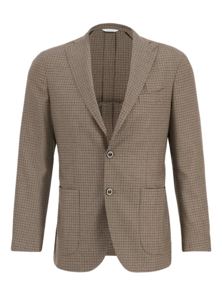 Кариран блейзър Boglioli кафяво