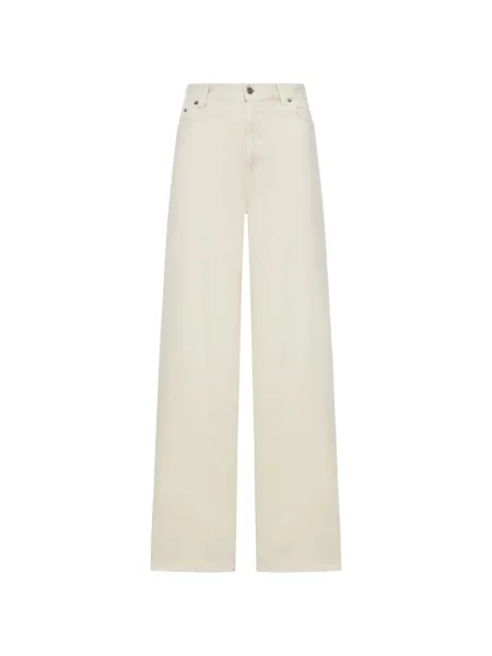 Blugi Golden Goose cu 5 buzunare galben