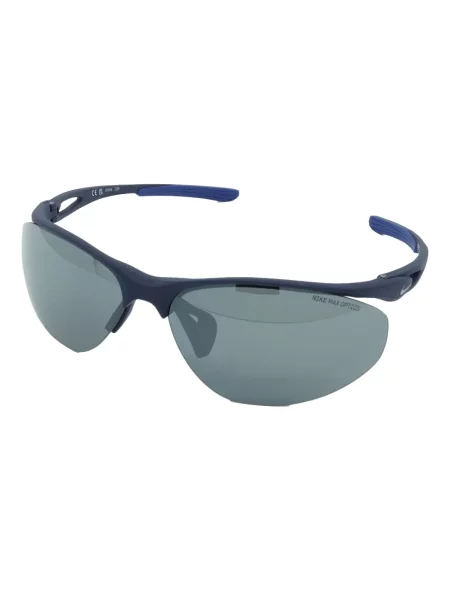 Ochelari de soare Nike cu cordon din jerseu cu imprimeu abstract gri