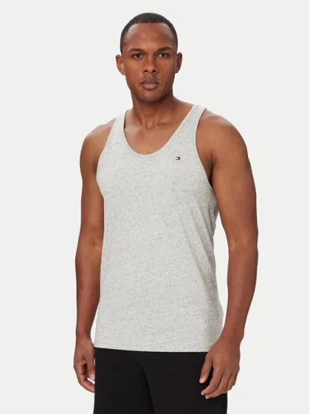 Μελανζέ μπλούζα Tommy Hilfiger φανελένια λευκό