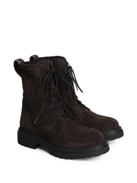 Botine Bibi Lou din piele de căprioară maro
