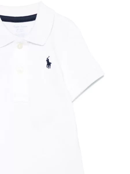 Koszulka polo dziecięca Polo Ralph Lauren biała