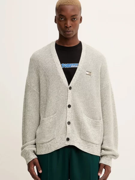 Tommy Jeans ζακέτα πράσινο