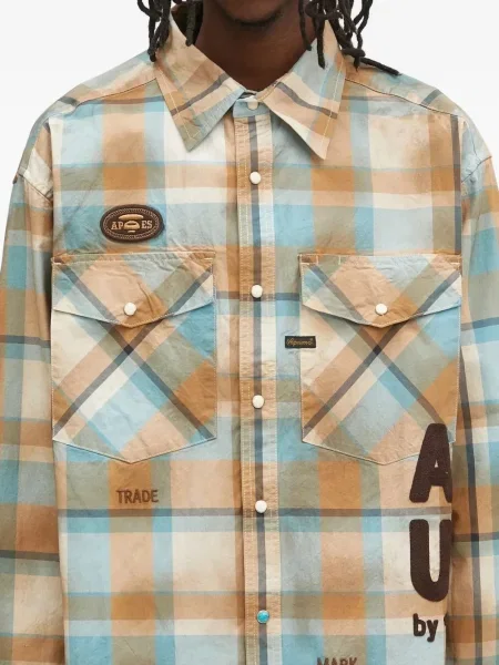 Cămașă Aape By A Bathing Ape în carouri
