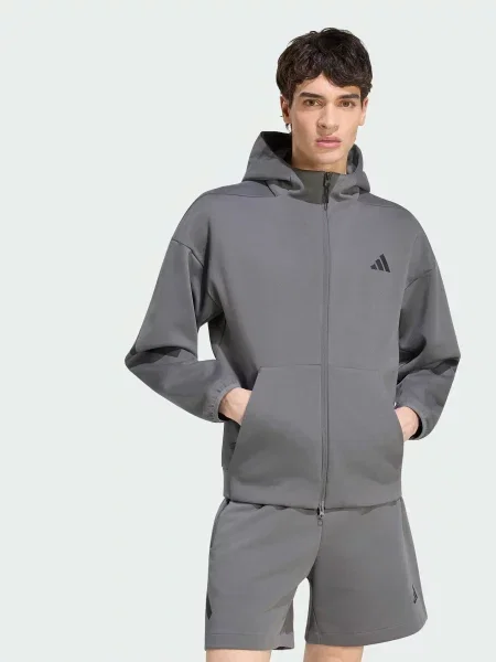 Кофта adidas ZNE комбінований верх сірий