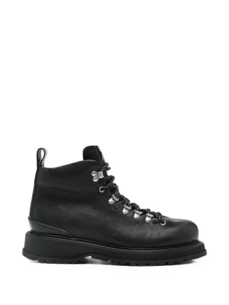 Botine Buttero cu șireturi din piele negru
