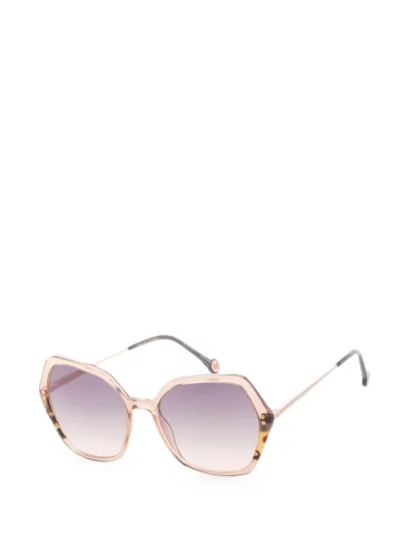 Ochelari de soare Carolina Herrera cu imprimeu geometric roz