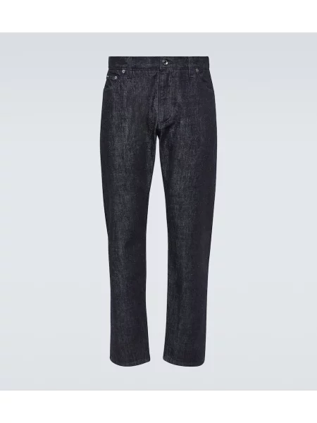 Ravne kavbojke Dolce&gabbana modra